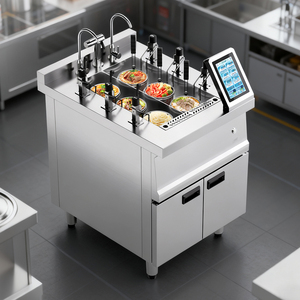 Máy làm mì công nghiệp 3 đầu 6 đầu, máy nấu mì ramen, máy nấu mì điện, máy nấu mì ăn liền tự động - Product Image 1