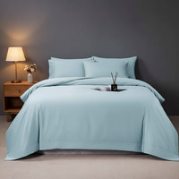 Ensemble de literie en bambou biologique 300TC, housse de couette