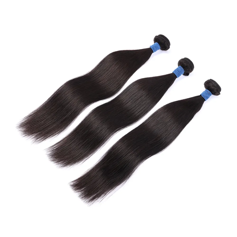 Free Shipping 6 Bundles/Lot Straight Remy Hair Bundles Brazilian Hair Remy Human Hair Bundle Deals Weave Double Weft Weave