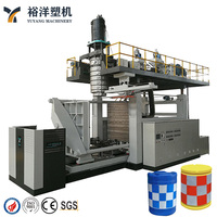 Machine d'extrusion-soufflage de plastique pour améliorer le rendement global de production de barrières routières en PEHD de 2 m