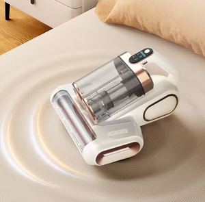 <span class=keywords><strong>Aspirateur</strong></span> <span class=keywords><strong>sans</strong></span> <span class=keywords><strong>fil</strong></span> à forte aspiration avec grand réservoir de poussière de 520 ml et fonction UV pour l'élimination des acariens des couettes, efficace contre les acariens. - Product Image 2