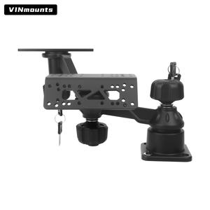 VINmounts Soporte 3 Pantallas Fish Finder GPS Sonar, Aluminio Marino, Ajustable, con Bloqueo Antirrobo - Product Image 1