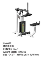 Équipement de musculation professionnel : Machine à sélections pour soulevé de mollets (Donkey Calf Raise) pour triceps et jambes, utilisation universelle