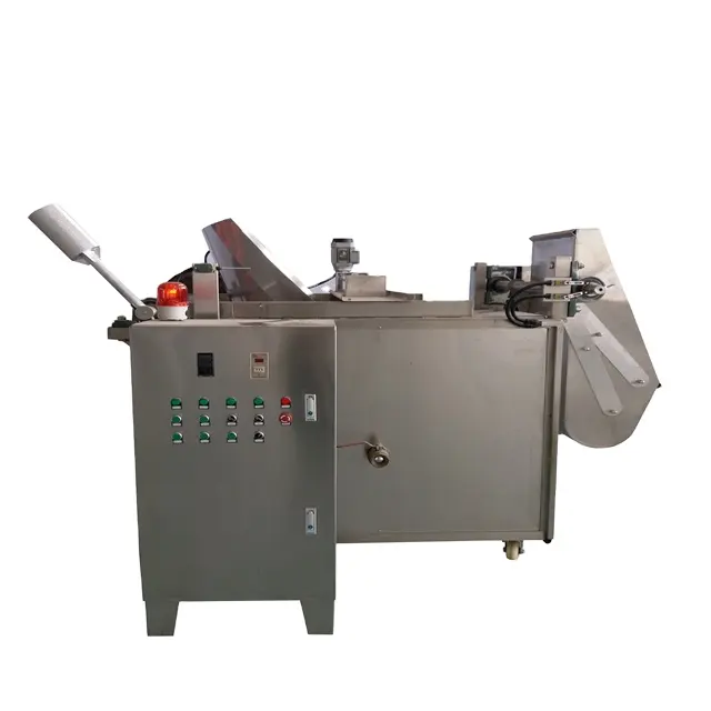 Máquina para freír lotes de chips de yuca industrial para aperitivos