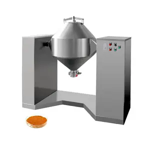 Food Grade 200 Liter Drum Mixer 200Kg Double Cone Mixing Machine For Candy Dry Nutrition Powder 1000L 200L 5000 L 250L