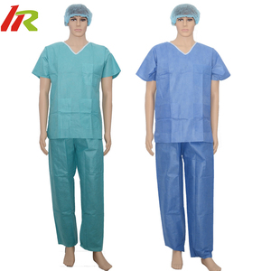 Batas Quirúrgicas Desechables, Batas Médicas para Enfermeras y Pacientes, Batas de Manga Corta, Uniformes de Laboratorio, Uniformes de Hospital - Product Image 6