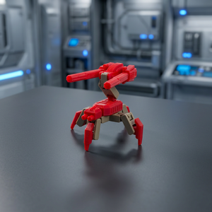 Service d'impression 3D personnalisé MGT FDM, nouveau service de personnalisation, mini robot rouge pour enfants - Product Image 1