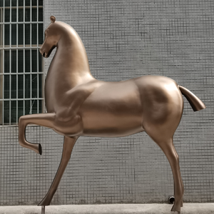 Estatua de Animal de Resina de Tamaño Real Personalizada, Escultura de Caballo de Fibra de Vidrio para Decoración de Exteriores - Product Image 4