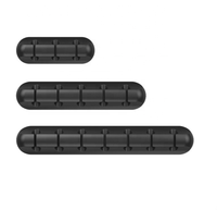 Support de pinces de câble d'écouteur de bureau organisateur de câble de bureau plateau organisateur de câble de téléphone en Silicone gestion
