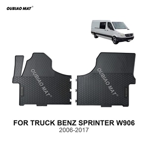 Tapetes para Camioneta BENZ <span class=keywords><strong>SPRINTER</strong></span> W906 2006-2017, PVC Resistente, Juego Impermeable - Product Image 1