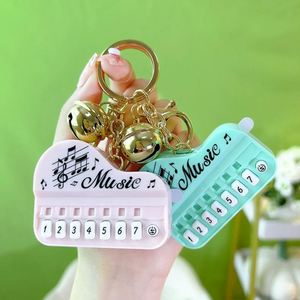 Factory Children Kids Gifts Mini Small Game Toy Key Chain Mental <b>Keyring</b> Plastic Creative <b>Cute</b> Music Piano Keychain Custom - Product Image 4