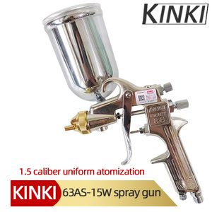 Pistolas <span class=keywords><strong>de</strong></span> Pulverización KINKI con Boquilla <span class=keywords><strong>de</strong></span> 1.5MM, <span class=keywords><strong>Pistola</strong></span> <span class=keywords><strong>de</strong></span> <span class=keywords><strong>Pintura</strong></span> <span class=keywords><strong>de</strong></span> Alta Atomización, Herramientas Neumáticas <span class=keywords><strong>para</strong></span> Reparación <span class=keywords><strong>de</strong></span> <span class=keywords><strong>Pintura</strong></span> <span class=keywords><strong>de</strong></span> Autos/Muebles, <span class=keywords><strong>Pistola</strong></span> <span class=keywords><strong>de</strong></span> Aerografía - Product Image 6