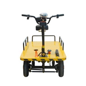 Electric Load Electric Platform Cargo Carrier <b>Trolley</b> Heavy Loading Transport Cart Moving Carts With 4 Wheels for Load - Product Image 2