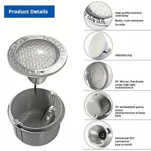 <span class=keywords><strong>Ampoule</strong></span> de <span class=keywords><strong>piscine</strong></span> à LED RVB à changement de couleur 120V de remplacement pour interrupteur de fixation Pentair <span class=keywords><strong>Hayward</strong></span> et télécommande IP68 - Product Image 3