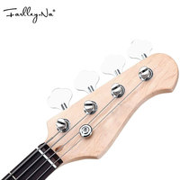 Guitare Basse Électro-Acoustique Focus Cool Shaped Electrics en Bois Massif 4 Cordes Gaucher