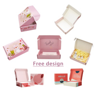 Boîte cadeau pliante en carton ondulé écologique et biodégradable, emballage personnalisé en carton, boîtes d'expédition en papier OEM avec logo