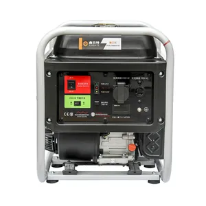 Xinbate personalización suministro profesional 5Kw 220V gasolina inteligente Digital portátil inversor generador cobre gasolina generador