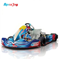Châssis de kart 2 temps ApexJoy KF - Châssis de kart de course professionnel avec moyeux en magnésium, pédales, disques hydrauliques flottants ventilés et traités thermiquement