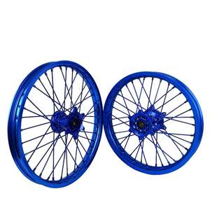 Fit <span class=keywords><strong>YZ</strong></span> YZF 18/19/21 jeu de roues 7050-T6 roues de <span class=keywords><strong>Supermotard</strong></span> de moto tout-terrain en alliage d'aluminium - Product Image 1