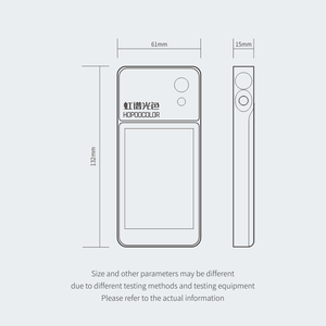 <span class=keywords><strong>Lux</strong></span> medidor luz espectrômetro Hovoocolor HPCS320 Mini handheld 380-780nm espectral iluminância medidor lx metro - Product Image 3