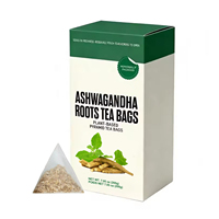 WELLBODY Sachets de tisane aux racines d'Ashwagandha pour adultes - Soulage le stress et stimule l'énergie, soutien immunitaire 100% naturel