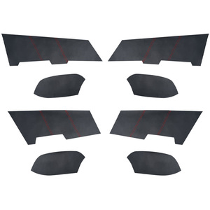 Honda Accord 8th Gen <b>Door</b> <b>Trim</b> Kit 2008-2012 True Microfiber Leather 8 Piece Set Car Interior Upgrade - Product Image 2