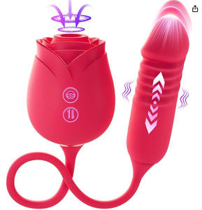 Baru Jasmine Rose <span class=keywords><strong>Vibrator</strong></span> seks wanita untuk melompat masturbasi teleskopik multi-fungsi Viasator mainan dewasa - Product Image 5