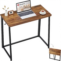 Table de bureau pliable simple pour ordinateur, table d'étude blanche pour ordinateur