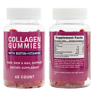 Gummies au <span class=keywords><strong>collagène</strong></span>, matière première de qualité supérieure, production de catégorie personnalisée, construction de marque exclusive, support unique sur <span class=keywords><strong>Amazon</strong></span> - Product Image 3