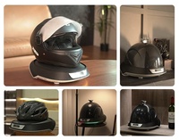Séchoir et nettoyeur électrique pour casques et casquettes à usage domestique