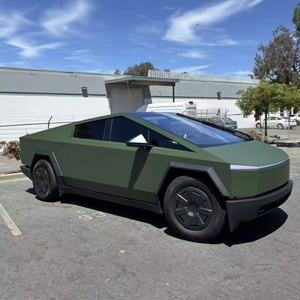 Euro master New TPU Wet Dry Matte Army Green Auto lacks chutz folie trocken installiert selbst heilend 8 MIL Cyber truck - Product Image 1