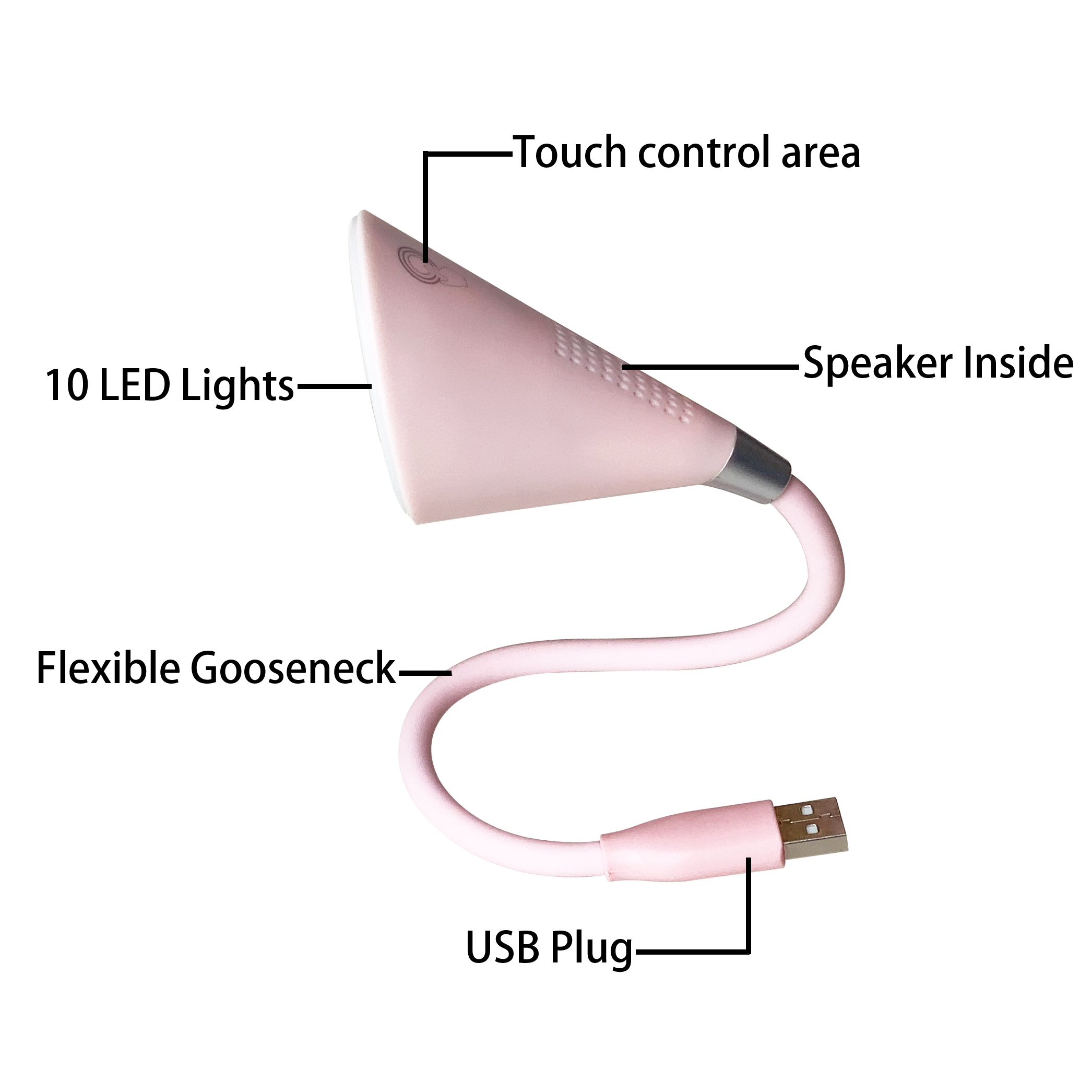 USB Light LED Light with BT Speaker for Power Bank Computer Flexible led usb for Keyboard Notebook lamp