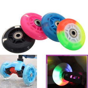 <b>LED</b> Scooter Wheels 80mm ABEC-7 Bearing PU Kids Scooters Replacement Parts - Product Image 5