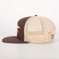 Gorra Snapback de Hip Hop de 5 paneles de alta calidad, tamaño personalizado, logotipo bordado 3D plano, sombrero de malla de ala plana para rendimiento, modelo ODM