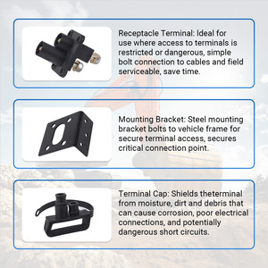 ชุดอุปกรณ์สตาร์ทฉุกเฉิน Hella Remote Emergency Start Terminal Kit สีดำ รุ่น 177305031 สำหรับเครื่องจั๊มสตาร์ท - Product Image 5