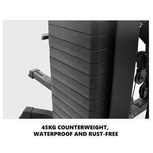 Gimnasio en casa Wavar Hotsell 2024 con poleas altas y bajas, construcción de acero de calibre pesado, incluye barras LAT y de fila baja - Product Image 6