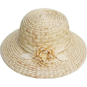 Sombreros de jacinto de agua para mujer, sombreros de moda hechos a mano de viaje, playa, Verano - Product Image 3