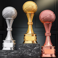 Trophée Sportif Écologique en ABS Plaqué Or Gravé, Récompense MVP Champion Personnalisée pour Basketball et Football Américain – Vente en Gros