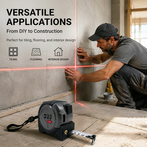 <span class=keywords><strong>Télémètre</strong></span> <span class=keywords><strong>laser</strong></span> 3-en-1 de 60 m, directement de l'usine, pour projets de construction commerciale - Product Image 2
