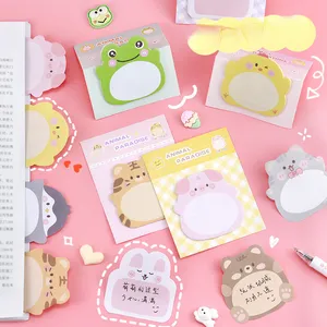 New cute cartoon notepad Creative animal standing message memo pad 20 pieces