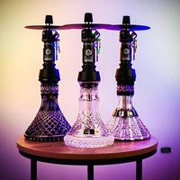 En stock, chicha électrique de taille moyenne en acier inoxydable, Flash Bang Kori, tête de chicha