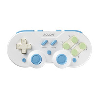 Control de Juego Retro Aolion AL-Q10 para Switch con Botón Turbo, Giroscopio de Seis Ejes, Motor de Vibración y Botones Programables