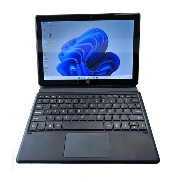 Mini 10 Inch 2 in 1 Window Tablet Intel N3350 2.3GHZ 8+128GB Win 10 11 PC for Home Students Study Office Business 2 in 1 Laptop