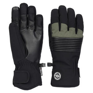 Snowboard Guantes de invierno Guantes de esquí de cuero Motocicleta Guantes de snowboard impermeables personalizados Cuero de piel de cabra - Product Image 1