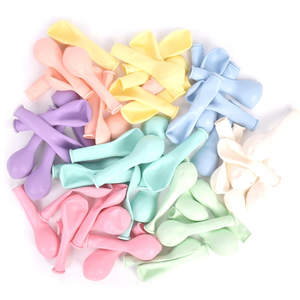 Venta al por mayor Venta caliente Niños Suministros <span class=keywords><strong>de</strong></span> fiesta <span class=keywords><strong>de</strong></span> cumpleaños Boda Baby Show 200PCs Globo <span class=keywords><strong>de</strong></span> látex Pastel 5 pulgadas Macarons Globos - Product Image 1