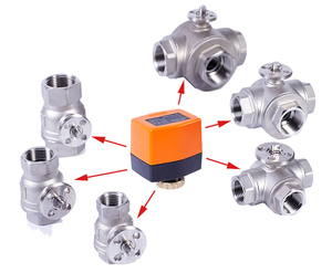 Winvall tùy chỉnh tiêu chuẩn nước uống điện bóng van HVAC hệ thống 110VAC cơ giới thiết bị truyền động thép không gỉ bóng van - Product Image 6