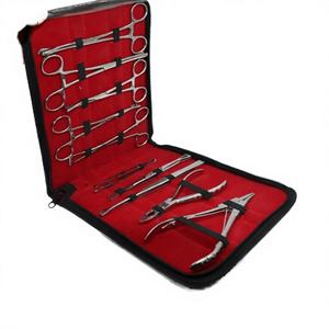 ชุดเครื่องมือเจาะสแตนเลสพร้อมที่หนีบสำหรับเจาะหู ลิ้น จมูก และร่างกาย ปลอดภัยต่อผิวหนัง เหมาะสำหรับร้านสัก - Product Image 4