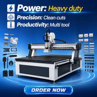 Routeur CNC pour le travail du bois avec changeur d'outils automatique |   Exécute efficacement le profilage, le gravage et le rainurage