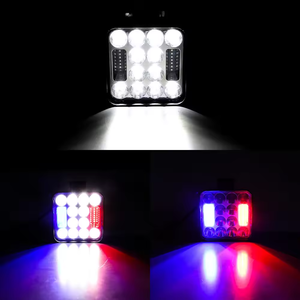 STARWING strobo 4 pollici 78W 26Led luce da lavoro per camion barca DC 9V-80V impermeabile <span class=keywords><strong>lampeggiante</strong></span> rosso/<span class=keywords><strong>blu</strong></span> con costante bianco brillante - Product Image 3