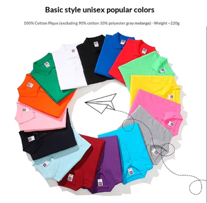 Camiseta Polo Personalizada de Algodón Premium de 220g para Hombre, con Mangas Cortas y Cuello Camisero, con Impresión o Bordado de su Logotipo - Product Image 2